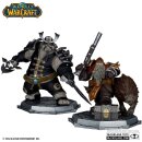 World of Warcraft PVC Statuen 2er-Pack 1/12 Dwarf Hunter:...