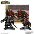 World of Warcraft PVC Statuen 2er-Pack 1/12 Dwarf Hunter: Beast Master & Pandaren: Monk (Gold Label) 15 cm
