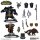 World of Warcraft PVC Statuen 2er-Pack 1/12 Dwarf Hunter: Beast Master & Pandaren: Monk (Gold Label) 15 cm