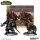 World of Warcraft PVC Statuen 2er-Pack 1/12 Dwarf Hunter: Beast Master & Pandaren: Monk (Gold Label) 15 cm