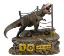 Jurassic Park 3D EWIGER KALENDER Statue T-Rex Figur Geschenk