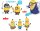 Minions Action Figur XXL 12cm Minion Stuart Kevin Build-a-Minion Geschenk