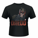 Judge Dredd T-Shirt Dredd Head schwarz in L