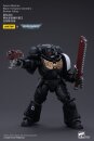 Warhammer 40k Actionfigur 1/18 Space Marines Black Templars Outriders Brother Valtus 14 cm