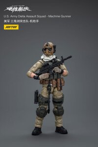 Hardcore Coldplay Actionfigur 1/18 U.S. Army Delta Assault Squad Machine Gunner 11 cm