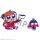 Gintama x Okawabukubu Rubber Mascot Buddycolle Gummi-Anhänger Gintama Oshanti 7 cm Sortiment (8)