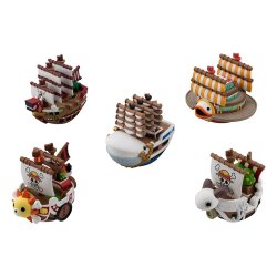 One Piece Yuracolle Series Sammelfiguren Grand Line 6 cm Blind Box Sortiment (6)