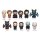 Game of Thrones 3D PVC-Taschenanhänger  Series 1 Display (24)