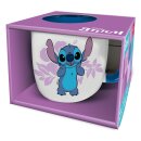 Lilo & Stitch Tasse Stitch pink Flowers 385 ml