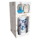 Harry Potter Glas Tumbler mit Trinkhalmen Hogwarts 485 ml