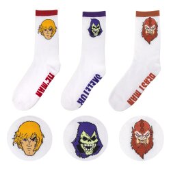 Masters of the Universe - Revelation: He-Man & Skeletor & Beast Man 3er Socken Set