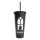 Wednesday Tumbler mit Trinkhalmen 485 ml