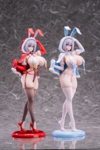 Original Character PVC Statuen 1/5 Snow Bunny Illustrated by Mataro Deluxe Ver. 33 cm