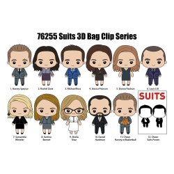 Suits 3D PVC-Taschenanhänger Series 1 Display (24)