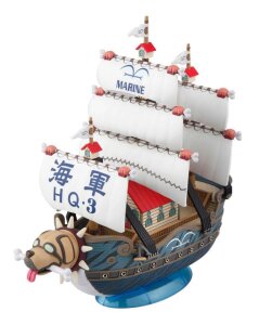 One Piece Grand Ship Collection Plastic Model Kit Garps Ship