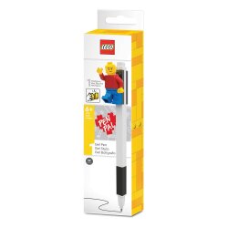 LEGO Gelstift mit Legofigur Schwarz