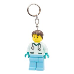 LEGO Minifigures Schlüsselanhänger mit Leuchtfunktion Arzt 8 cm