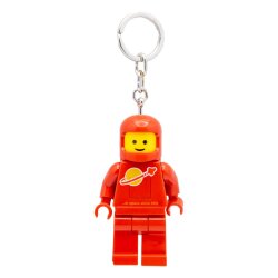 LEGO Schlüsselanhänger mit Leuchtfunktion Astronaut Rot 8 cm