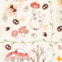 Mein Nachbar Totoro Mini-Handtuch Towel Wreath of Nuts 25 x 25 cm