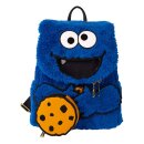 Sesamstraße by Loungefly Plush Mini Rucksack Cookie Monster