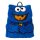 Sesamstraße by Loungefly Plush Mini Rucksack Cookie Monster
