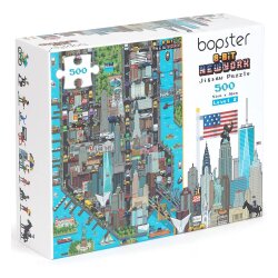 8-Bit Pixel Puzzle New York Level 2 500 Teile