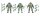 Teenage Mutant Ninja Turtles (The Last Ronin) Actionfiguren 3er-Pack Ghost Brothers 18 cm