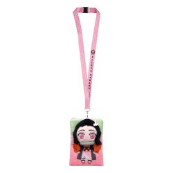 Demon Slayer: Kimetsu no Yaiba Schlüsselband Nezuko Deluxe mit Kartenhaltertasche