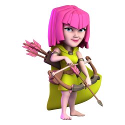 World of Clash Minix Figur Archery 12 cm