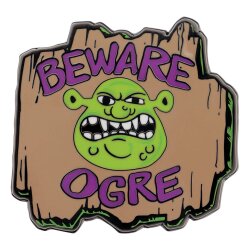 Shrek Ansteck-Pin Beware Ogre Limited Edition