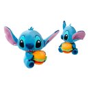 Lilo & Stitch Plüschfigur Stitch mit Burger 25 cm