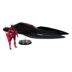 Batman Beyond DC Multiverse Actionfigur mit Fahrzeug Batman & The Batmobile (Gold Label) 53 cm