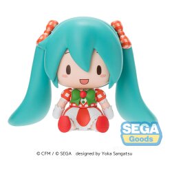Character Vocal Series 01: Hatsune Miku Fuwa Petit Chibi Figur Hatsune Miku x Love and Berry Dress Up and Dance! Lovely Strawberry 8 cm