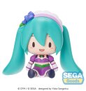 Character Vocal Series 01: Hatsune Miku Fuwa Petit Chibi Figur Hatsune Miku x Love and Berry Dress Up and Dance! Sparkly Purple 8 cm