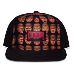 Doom Baseballcap Doom Faces Background