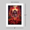 La Muerta Kunstdruck Día De Los Muertos 61 x 46 cm - ungerahmt