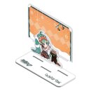 Hatsune Miku Acryl Figurenaufsteller aus Acryl Miku and Red Panda (Winter Time) 11 cm