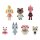 Animal Crossing: New Horizons Minifiguren 5 cm Flocked Doll Sortiment (8)