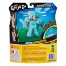 Minecraft Heroes of Goo Jit Zu Meteor Madness Dehnbare Figur Steve 12 cm