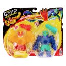 Heroes of Goo Jit Zu Meteor Madness Dehnbare Figuren 2er-Pack Flame Blazagon vs. Cacticus 13 cm