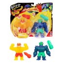 Heroes of Goo Jit Zu Meteor Madness Dehnbare Figuren 2er-Pack Flame Blazagon vs. Cacticus 13 cm