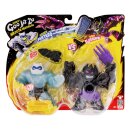 Heroes of Goo Jit Zu Meteor Madness Dehnbare Figuren 2er-Pack Pantaro vs. Sludgewing 12 cm