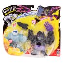Heroes of Goo Jit Zu Meteor Madness Dehnbare Figuren 2er-Pack Pantaro vs. Sludgewing 12 cm