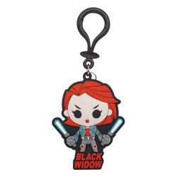 Marvel Soft Touch PVC Taschenanhänger Black Widow