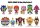 Sonic - The Hedgehog 3D PVC-Taschenanhänger Series 3 Display (24)