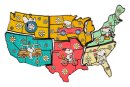 Peanuts by Loungefly Ansteck-Pins Blind Box Snoopy Map...