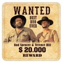 Bud Spencer & Terence Hill Bierdeckel aus Blech...
