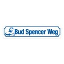 Bud Spencer Blechschild Bud Spencer Weg 46 x 10 cm