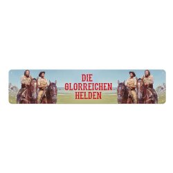 Bud Spencer & Terence Hill Blechschild Die glorreichen Helden 46 x 10 cm