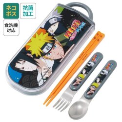 Naruto Essstäbchen & Löffel & Gabel Set Team 7
